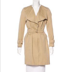 Beige Neutral Sandro Trench Coat